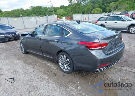 2018 Genesis G80 3.8 z USA, uszkodzony, nr VIN KMHGN4JE6JU255808